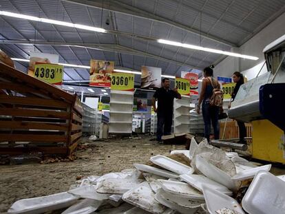 Un supermercado en Capacho, en el Estado de Táchira.