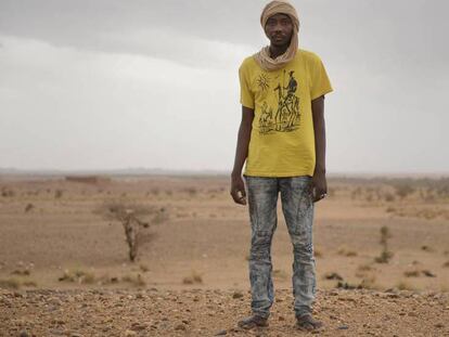 Adam Souleyman, nigerino, fue esclavo en Libia durante cinco meses.