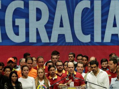 Julio Borges, presidente de la Asamblea Nacional, tras la consulta popular.