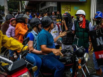 El paro nacional en Venezuela paraliza zonas enteras de varias ciudades