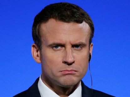 El presidente francés, Emmanuel Macron