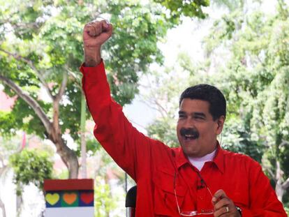 Maduro, durante la emisión de su programa.