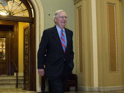 El líder de la mayoría republicana en el Senado, Mitch McConnell (AFP) | Vídeo: Reuters-Quality