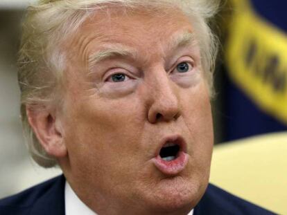 Donald Trump, el pasado martes en el Despacho Oval.