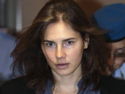 Amanda Knox, en una sesión judicial en 2011 en Italia. Vídeo: ¿quién es Amanda Knox? Tráiler del documental que hizo Netflix sobre su caso.