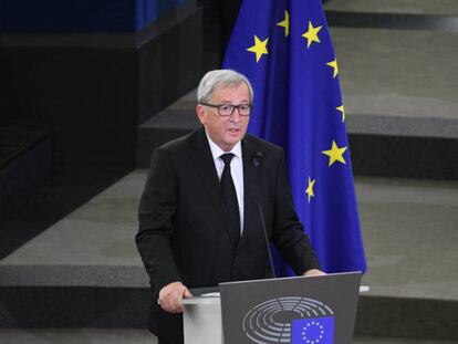 Juncker al Parlament Europeu.