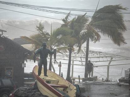 El paso de la tormenta Lidia en Los Cabos (México).