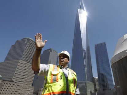 Trabajos junto a la zona cero de los atentados en Nueva York. En vídeo, Trump en el homenaje a las víctimas.