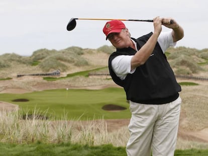 Trump, en el Trump International Golf Links.