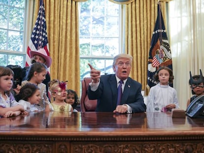 Trump: “No puedo creer que la prensa haya producido niños tan preciosos”