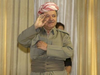 Barzani, presidente de la región iraquí del Kurdistán, el pasado septiembre.