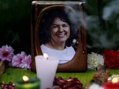 Una imagen de la activista Berta Cáceres.