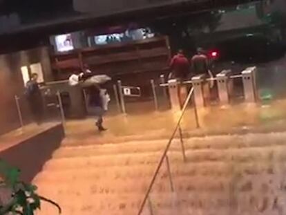 Una monumental granizada paraliza Bogotá