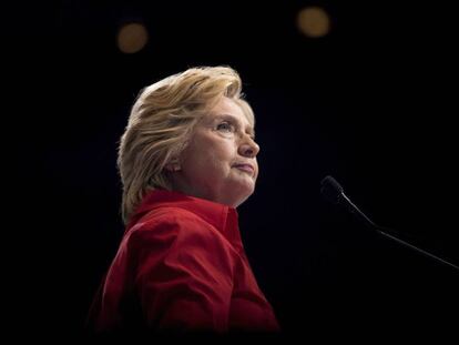 Hillary Clinton, en un mitin en Pittsburgh, el 30 de julio de 2016.