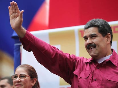 Nicolás Maduro durante un evento en Caracas.