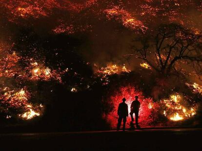 La cifra de evacuados por los incendios en California asciende a 230.000 personas