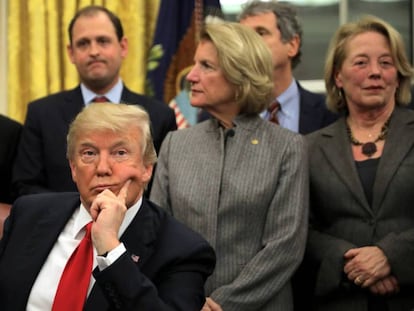 Donald Trump, en una ceremonia en la Casa Blanca.