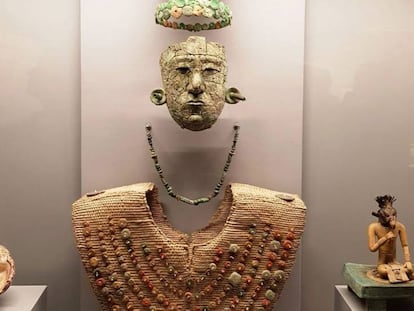 El ajuar mortuorio de la Reina Roja de Palenque.