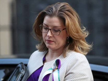 La ministra de Cooperación de Reino Unido, Penny Mordaunt, el pasado 6 de febrero en Londres.