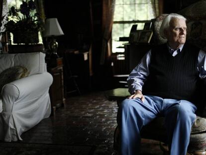 Billy Graham, en su casa en Montreat (EE UU), en una imagen de 2006.