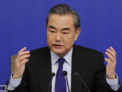 El ministro de Asuntos Exteriores chino, Wang Yi.