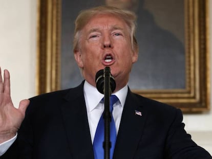 Donald Trump, en la Casa Blanca.