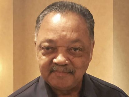 Jesse Jackson. En vídeo: Homenaje a Martin Luther King a las puertas del motel Lorraine, de Memphis, donde fue asesinado hace 50 años.