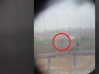 Israel investiga un vídeo en el que un francotirador dispara a un palestino desarmado entre vítores