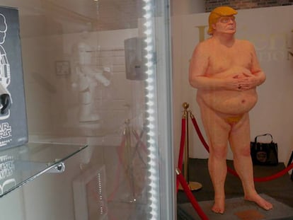 Un investigador de lo paranormal compra la estatua ‘Trump desnudo’