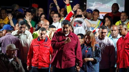 Maduro, tras conocer los resultados de las elecciones.