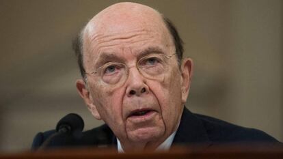 El secretario de Comercio de EE UU, Wilbur Ross, en el Congreso el 22 de marzo.