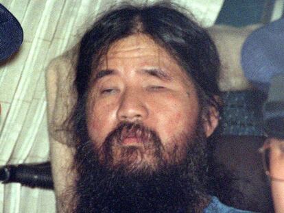 El ex líder de la secta Aum, Shoko Asahara, en 1995.