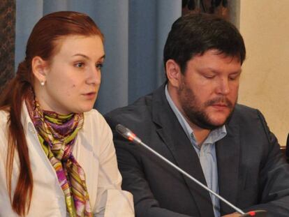 Maria Butina, en un acto en Moscú en 2014 / En vídeo, Maria Butina acusada de infiltrarse en el sistema político de EEUU a cambio de sexo
