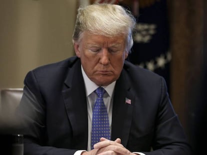 Donald Trump este miércoles en Washington.