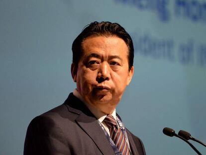 Meng Hongwei, en una imagen de archivo de julio de 2017.