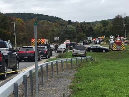 Los servicios de emergencia desplazados a Schoharie, Nueva York
