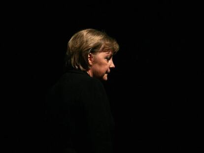 FOTO: Merkel tras pronunciar un discurso en la Fundación Konrad Adenauer en Berlín, en febrero de 2007. / VÍDEO: Declaraciones de Merkel, este lunes.