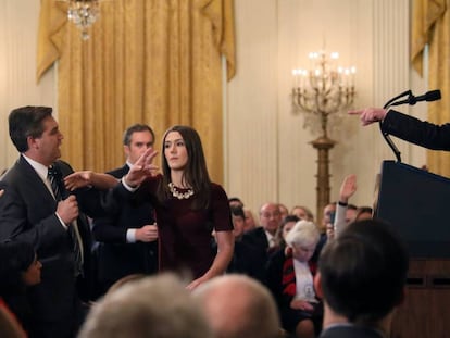 Trump a um jornalista da CNN na Casa Branca: “Você é uma pessoa grosseira e horrível”