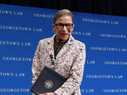 Ruth Bader Ginsburg, en un evento el pasado septiembre