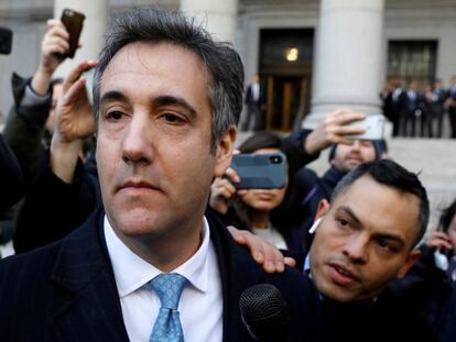 Michael Cohen admite haber mentido.