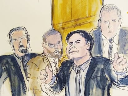 En vídeo, la sentencia de El Chapo Guzmán.
