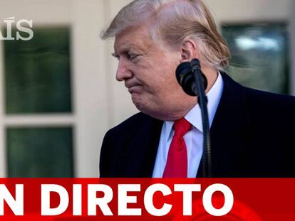 Retransmisión en directo de la declaración de Trump sobre seguridad nacional.