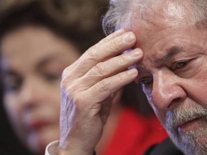 FOTO: Lula da Silva, durante 2017. / VÍDEO: Lula llega al velatorio de su nieto.