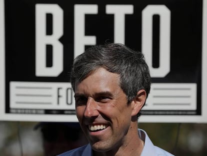 Beto O'Rourke, en Plano (Texas), en noviembre de 2018. En vídeo, así ha anunciado su candidatura.