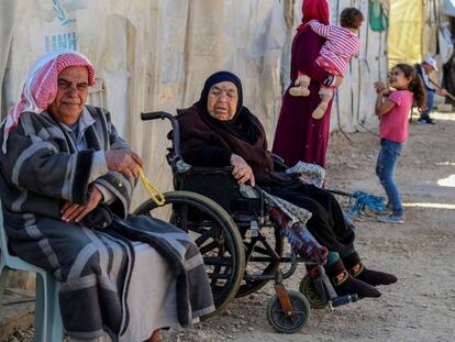 Refugiados sirios el norte de Líbano, el 9 de marzo de 2019. En vídeo, resumen de ocho años de guerra.