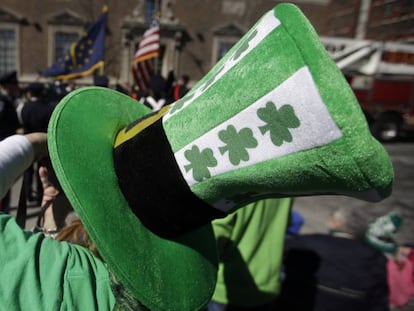Foto: El trébol verde es uno de los símbolos típicos del Día de San Patricio. Vídeo: Día de San Patricio en Dublín
