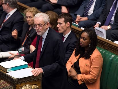 En vídeo, Jeremy Corbyn, líder laborista, este viernes en el Parlamento.