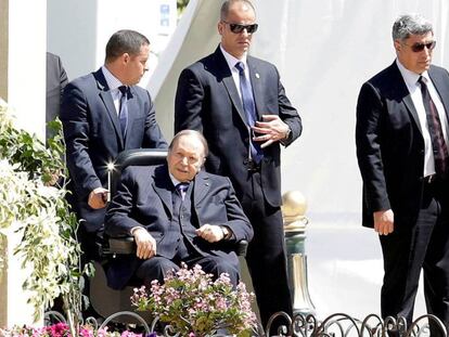 Abdelaziz Buteflika, en Argel, en abril de 2018. En vídeo, así ha sido la trayectoria política de Buteflika.