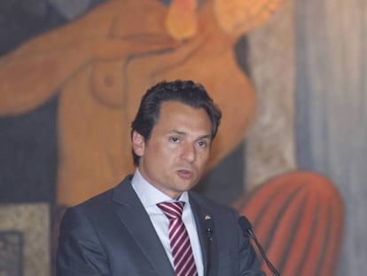 Emilio Lozoya, exdirector de Pemex, en octubre de 2014.