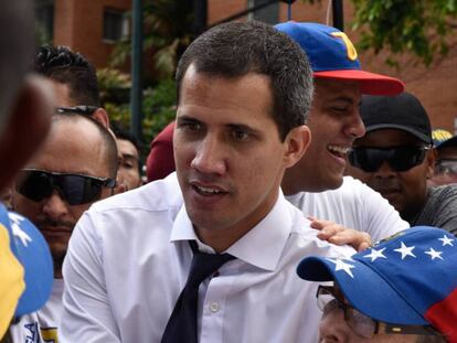 Juan Guaidó, el pasado 5 de julio en Caracas.